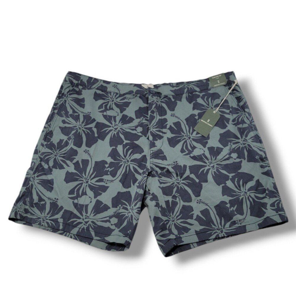 New Mutual Weave Shorts Size 44 W44"xL7.5" The Chino Board Shorts Hawaiian Style